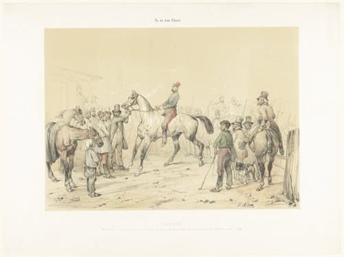 La vie d'un cheval by Victor Adam