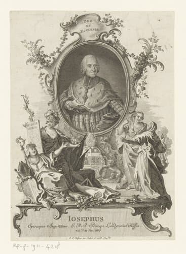Portret van Joseph Ignaz Philipp von Hessen-Darmstad by Johann Esaias Nilson
