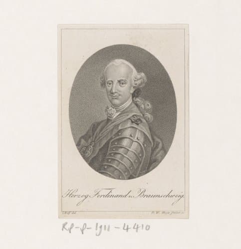 Portret van Ferdinand hertog van Brunswijk-Lüneburg