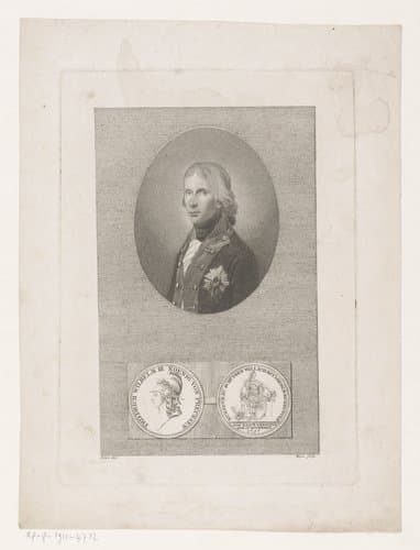 Drie portretten van koning Frederik Willem III van Pruissen