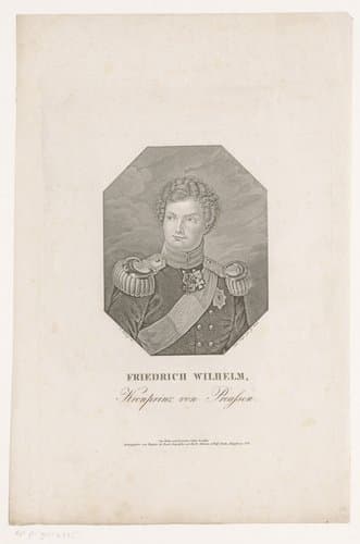 Portret van Frederik Willem IV, koning van Pruisen
