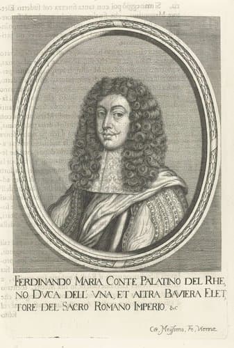 Portret van Ferdinand Maria van Beieren by Cornelis Meyssens