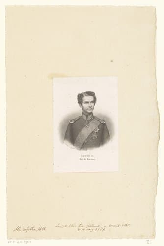 Portret van Ludwig II van Beieren