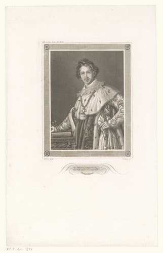 Portret van Lodewijk I van Beieren by Karl Barth