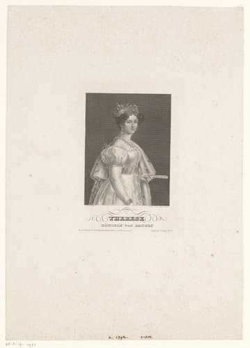 Portret van Therese by Karl Barth