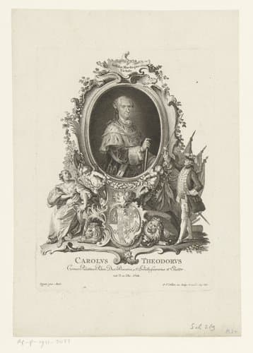 Portret van Karel Theodoor van Beieren, keurvorst van de Palts