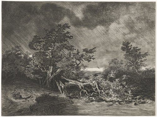 Storm by Martinus Antonius Kuytenbrouwer jr.