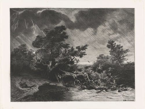 Storm by Martinus Antonius Kuytenbrouwer jr.