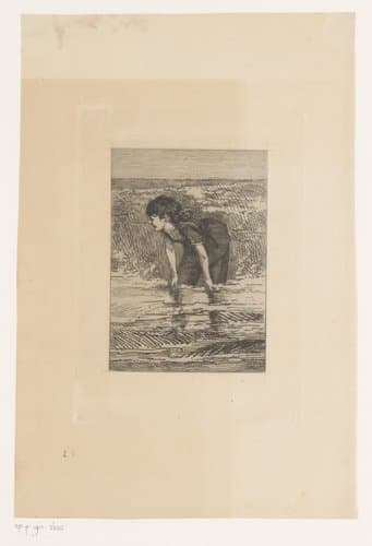 Meisje in de branding by Edmond Lambrichs