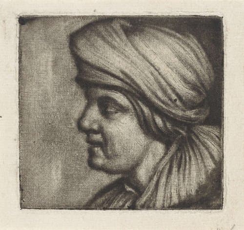 Buste van een oude vrouw by anonymous