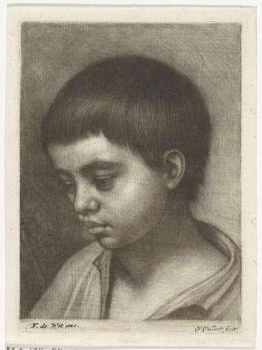 Hoofd van een jongen by Wallerant Vaillant