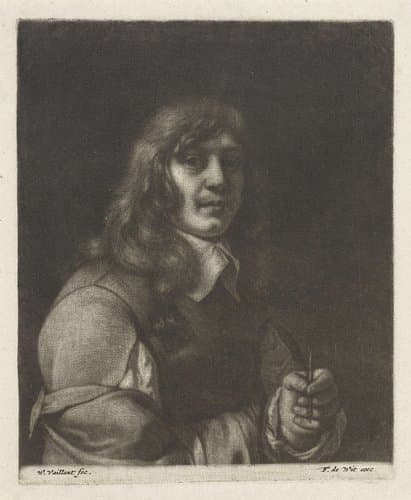 Portret van Jacob van der Does by Wallerant Vaillant