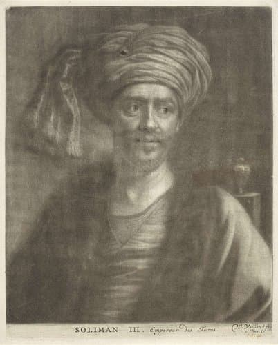 Portret van Süleyman II by Wallerant Vaillant