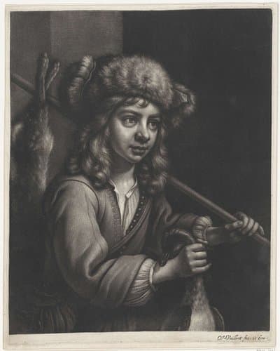 Jonge jager by Wallerant Vaillant