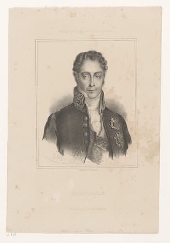 Portret van Jean Baptiste Gay de Martignac by anonymous; Pierre Degobert