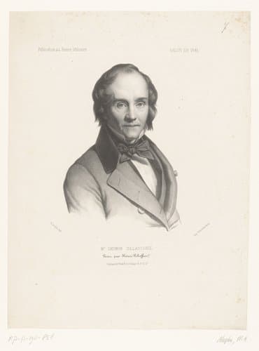 Portret van de dichter Casimir Delavigne by Marie Alexandre Alophe