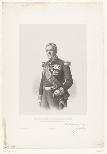 Portret van viceadmiraal Joseph-Romain Desfossés by Marie Alexandre Alophe