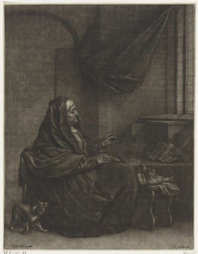 Goudweegster by Wallerant Vaillant