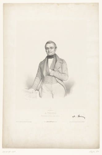 Portret van de staatsman Adolphe Thiers by Marie Alexandre Alophe