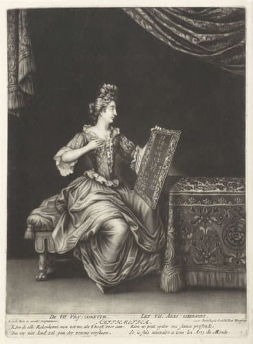 De zeven vrije kunsten (artes liberales) by Jacob Gole