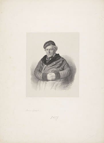 Portret van een onbekende man by Johann Peter Berghaus