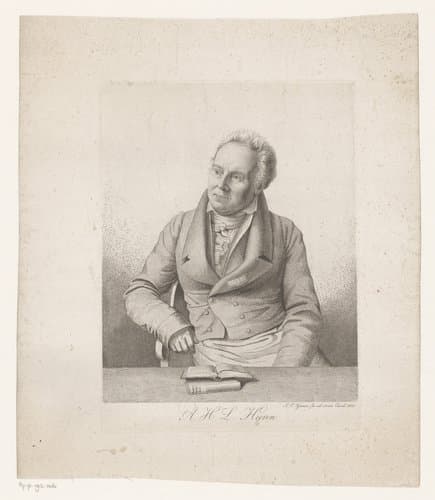 Portret van Arnold Hermann Ludwig Heeren