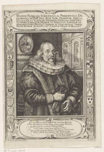 Portret van Georg Imhof by Andreas Kohl
