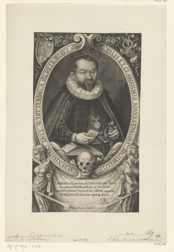 Portret van Johann Conrad Brotbeck op 47-jarige leeftijd by Lucas Kilian