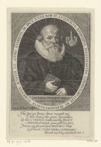 Portret van Ludwig Bischoff op 55-jarige leeftijd by Lucas Kilian