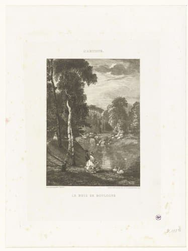Le Bois de Boulogne by Félix Bracquemond