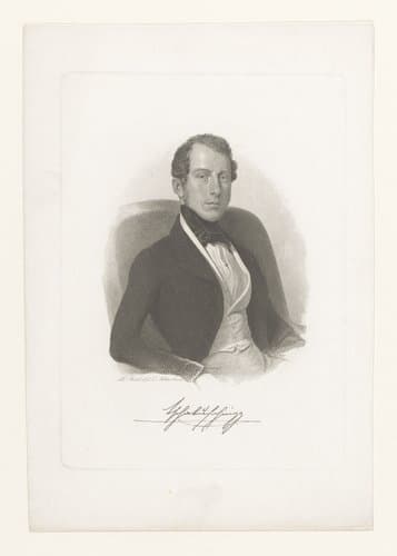 Portret van Adolf von Tschabuschnigg by Carl Kotterba