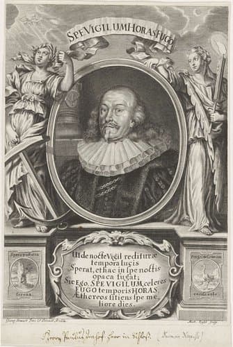 Portret van Paul Georg Imhof by Mathäus Küsel