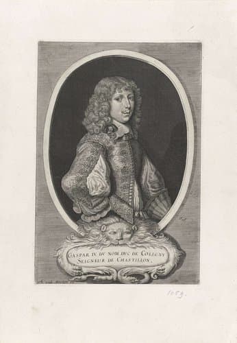 Portret van Gaspard de Coligny (IV) by Theodor van Merlen (II)