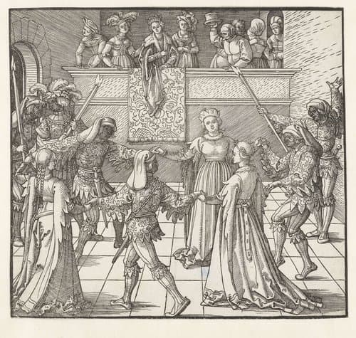 Fakkeldans by Albrecht Dürer