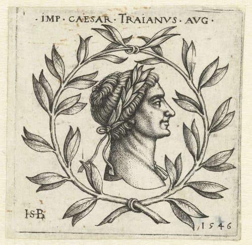Imp. ceasar Traianvs avg. by Hans Sebald Beham