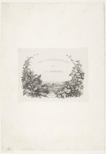 Kunstenaar aan het werk in de natuur by Pierre Louis Dubourcq