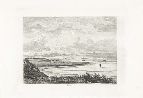 Zes etsproeven by Pierre Louis Dubourcq