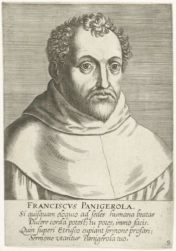 Portret van Francesco Panigarola by Philips Galle