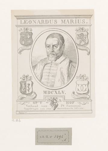 Portret van Leonardus Marius