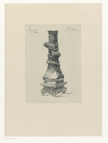 Vase Etain Laqué