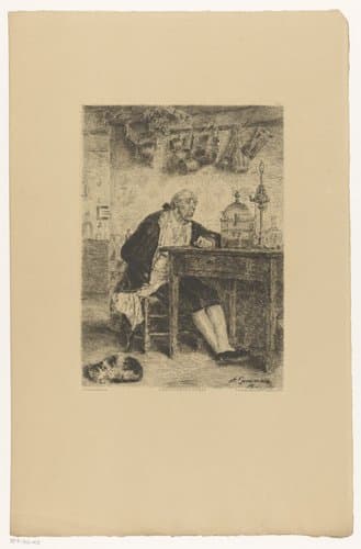 L'Éducation de l'oiseau by Antonio Casanova y Estorach