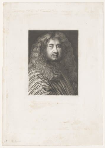 Portret van Robert Nanteuil by Jean-Baptiste Meunier
