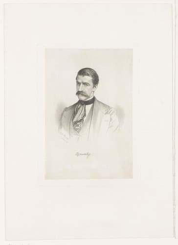 Portret van Ernest-Adolphe-François Quetelet
