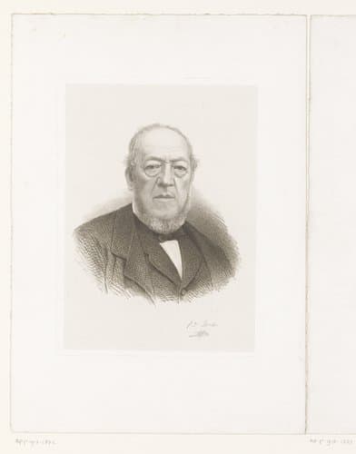 Portret van een onbekende man by Jean Baptiste Pierre Michiels