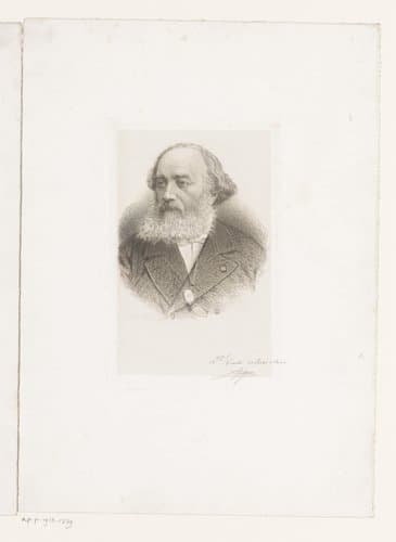 Portret van Pieter Génard by Jean Baptiste Pierre Michiels