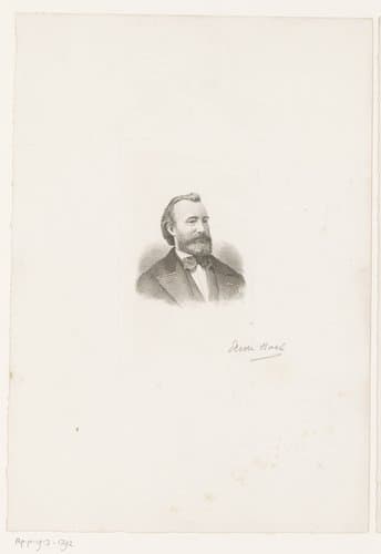 Portret van een onbekende man, mogelijk Julius de Geyter by Jean Baptiste Pierre Michiels