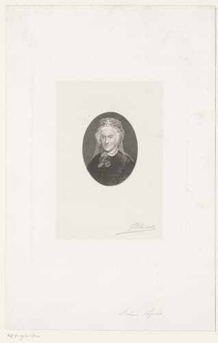 Portret van een onbekende vrouw by Jean Baptiste Pierre Michiels