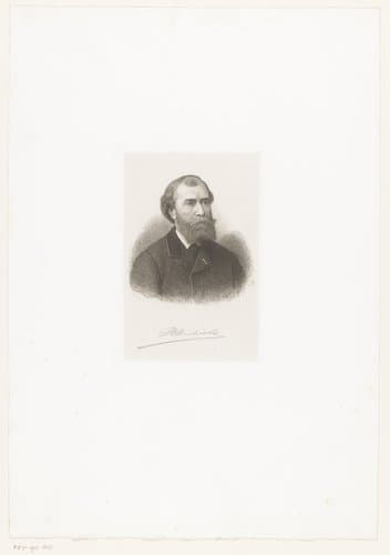 Portret van een onbekende man by Jean Baptiste Pierre Michiels
