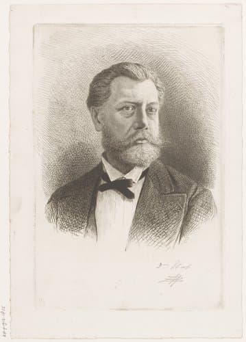 Portret van Adrien Joseph Verhoeven-Ball by Jean Baptiste Pierre Michiels