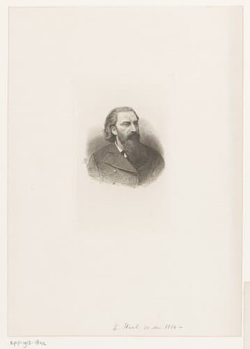 Portret van Emmanuel Hiel by Jean Baptiste Pierre Michiels